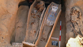 Фотография к новости: Египетте 5 мың жыл бұрынғы тас табыт табылды