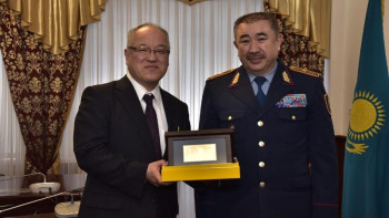 Фотография к новости: ҚР ІІМ Жапонияның Қазақстандағы елшісімен кездесті