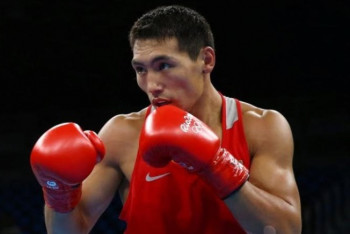 Фотография к новости: «Бұл күнді есте ұзақ сақтайсыздар». Боксшы Әлімханұлы жекпе-жекке дайындығымен бөлісті