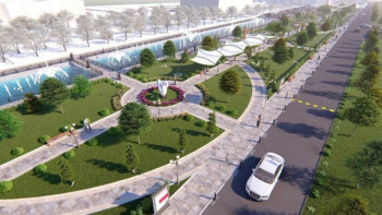 Фотография к новости: Түркістанда 10 гүлзар салынады