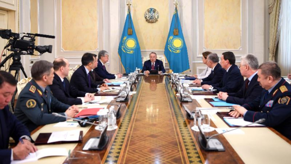 Назарбаевтың төрағалығымен Қауіпсіздік кеңесінің отырысы өтті