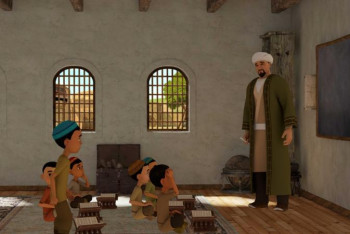 Фотография к новости: ﻿Түркістанда Әл-Фараби туралы мультфильм түсірілді