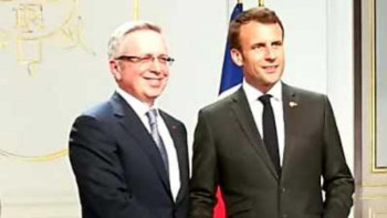 Фотография к новости: Қазақстан Елшісі Франция президентіне сенім грамоталарын тапсырды