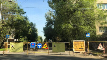 Фотография к новости: Алматының орталық көшелерінде жөндеу жұмыстары жүргізіледі