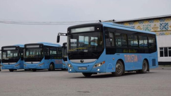 Фотография к новости: ﻿Түркістанда қоғамдық көліктер жаңаруда