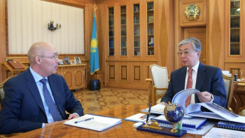 Фотография к новости: Тоқаев "Астана" ХҚО басқарушысын қабылдады