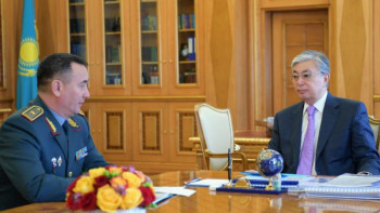 Фотография к новости: Тоқаевқа елімізді қорғау жоспарларын жүзеге асыру жөнінде баяндалды