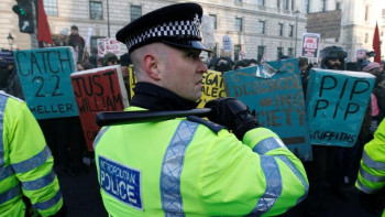 Фотография к новости: Лондонда наразылық акциясына қатысқан 428 адам қамауға алынды