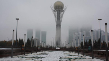 Фотография к новости: Нұр-Сұлтанда қар жауды