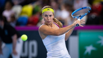 Фотография к новости: Юлия Путинцева ұлыбританиялық теннисшіге жол берді