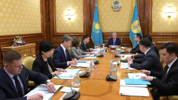 Фотография к новости: Тоқаев Ұлттық банктің 2018 жылғы жұмысын қорытындылау бойынша кеңес өткізді