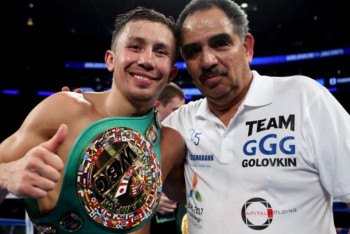 Фотография к новости: Головкиннің бапкері келісімшартты бұзуының себебін айтты