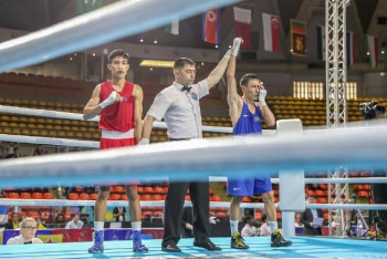 Фотография к новости: ﻿Қазақстандық боксшы Азия чемпионатында қола медаль алды