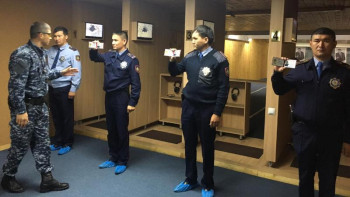 Фотография к новости: Таразда үздік полиция қызметкерлері марапатталды