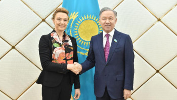 Фотография к новости: Нығматулин Хорватияның Сыртқы және еуропалық істер министрін қабылдады