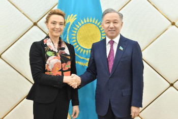 Фотография к новости: Нығматулин Хорватияның Сыртқы және еуропалық істер министрін қабылдады