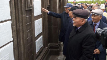 Фотография к новости: Жамбыл облысында құны 40 млн теңге тұратын аллея ашылды