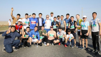 Фотография к новости: AQTÓBE RUN - 2019 ашық марафонына 500-ге жуық адам қатысты