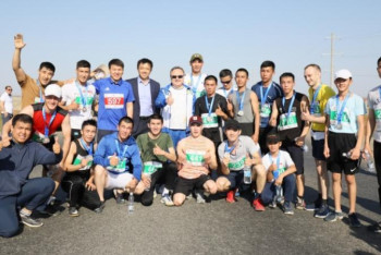 Фотография к новости: AQTÓBE RUN - 2019 ашық марафонына 500-ге жуық адам қатысты