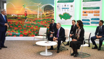 Фотография к новости: Назарбаев экологиялық қауіпсіздікті қамтамасыз етудің маңыздылығын атап өтті