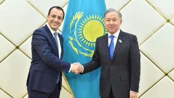 Фотография к новости: Нығматулин Кипрдің Сыртқы Істер министрі Христодулидиспен кездесті