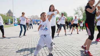 Фотография к новости: Саябақтарда жексенбілік жаттығулар өтеді 