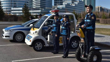 Фотография к новости: Тілшілер жаңадан құрылған туристік полицияның жұмысымен танысты