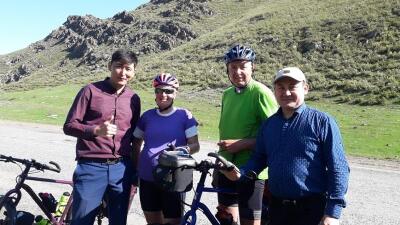 Еуропалық сахатшылар Алтайды велосипедпен аралап жүр