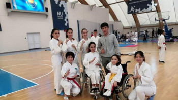 Фотография к новости: Елордалық пара-каратэшілер 16 медаль жеңіп алды 