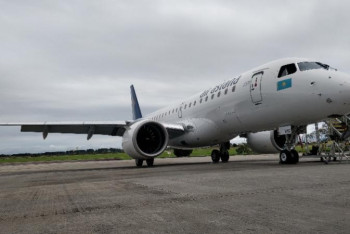 Фотография к новости: Air Astana үшінші Embraer 190-E2 ұшағын алды 