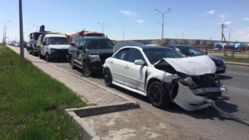 Фотография к новости: Елордада 7 автокөлік жол апатына ұшырады 