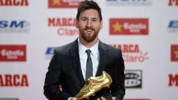 Фотография к новости: Месси алтыншы рет "Алтын бутсы" алды