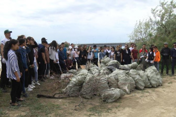 Атырау жастары тазалық акциясына қатысты