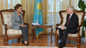 Фотография к новости: Парламент Сенатының төрағасы Беларусь елшісін қабылдады