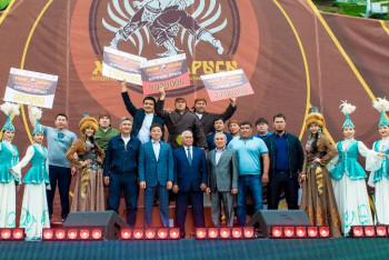 Фотография к новости: Белдесуден  "Халық барысы" 9 млн теңге алды