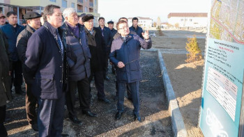 Фотография к новости: Мамин елордада ірі көлік жобалары құрылысының барысымен танысты