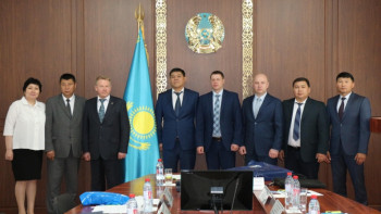 Фотография к новости: Көлік полицейлері Ресейлік әріптестерімен кездесті