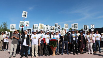 Фотография к новости: «АЛЖИР» мұражайында саяси қуғын-сүргін құрбандарын еске алу рәсімі өтті