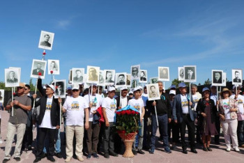 Фотография к новости: «АЛЖИР» мұражайында саяси қуғын-сүргін құрбандарын еске алу рәсімі өтті