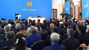 Фотография к новости: Мемлекет басшысы Жамбыл облысының жұртшылығымен кездесті