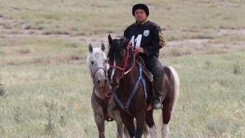 Фотография к новости: Вадим Любарский көкпаршы: Ұлым да көкпар тартатын болады