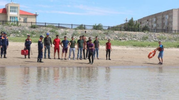 Фотография к новости: Қызылордадағы жағажайда суасты тексерістері жүргізілді