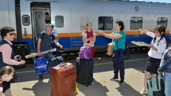 Фотография к новости: Қатонқарағайға шетелдік суретшілер келді