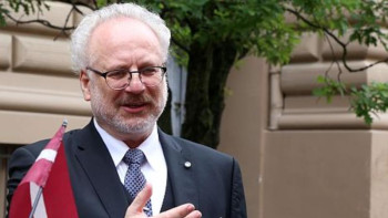 Фотография к новости: Қазақстан президенті Эгилс Левитсті Латвия президенті болып сайлануымен құттықтады