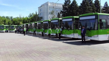Фотография к новости: Семейдегі автобустар 90% жаңарады
