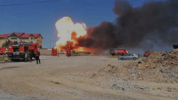 Фотография к новости: «Жағдайы ауыр». Шымкентте жарылыстан 20 жастағы жігіт зардап шекті 