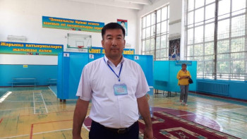 Фотография к новости: Тіркелген сайлаушылардың тең жартысы дауыс беріп болды – учаске төрағасы