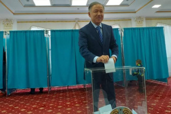 Фотография к новости: Нұрлан Нығматулин: Қазақстанның болашағы үшін дауыс бердім