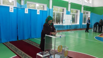 Фотография к новости: Көкшетаулықтар ел болашағы үшін дауыс беруде