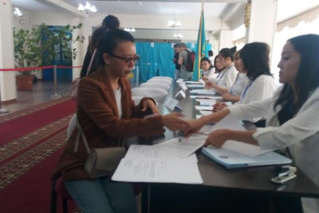 Фотография к новости: Сайлау учаскелерінен заң бұзушылық байқамадым – Бекнұр Кисиков